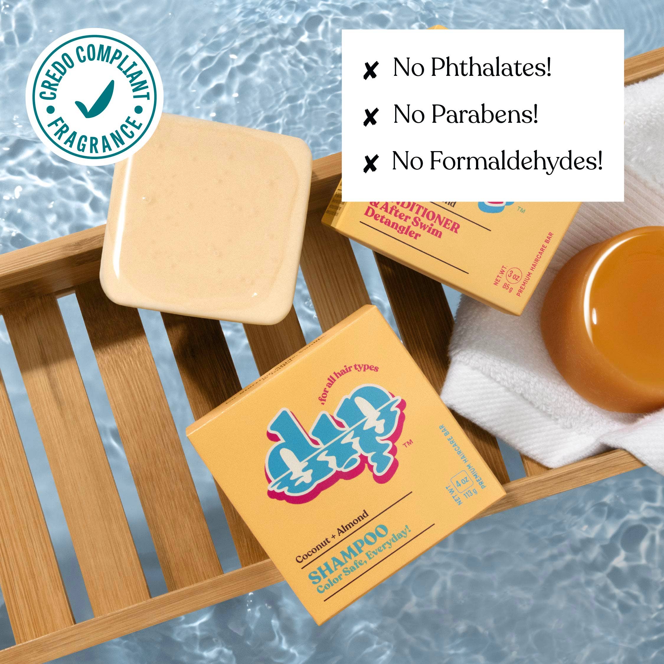 Dip - Wholesale Shampoo Puck/Solid Shampoo - Dip Shampoo Bar: Color Safe, Everyday - Coconut & Almond4