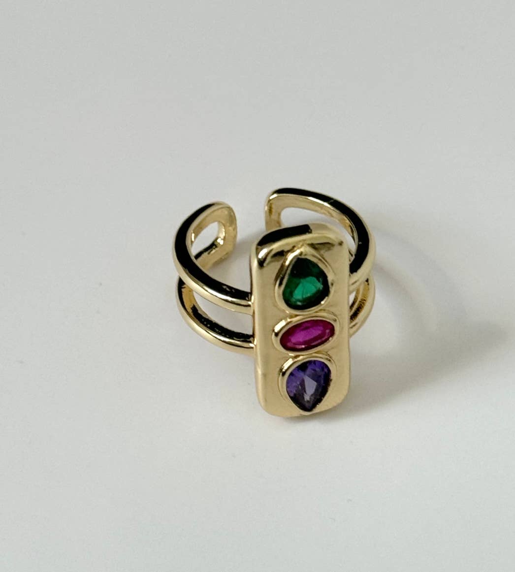 Tramps+Thieves – Anel de cocktail/declaração por atacado – Anel Janessa1