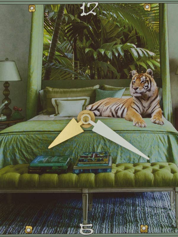 Jungle Plac, Collageklocka för wholesale av Lea Alboher