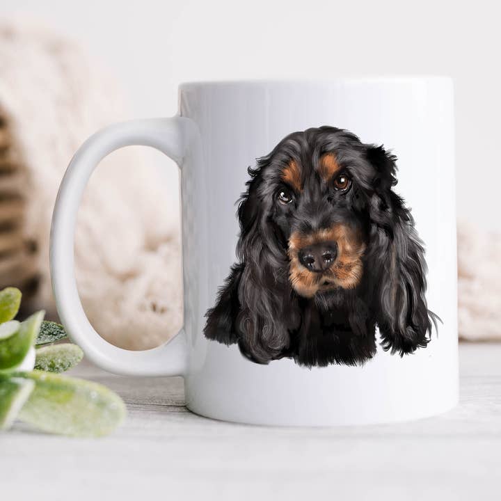 Caneca Cocker Spaniel por atacado de Forget me knot