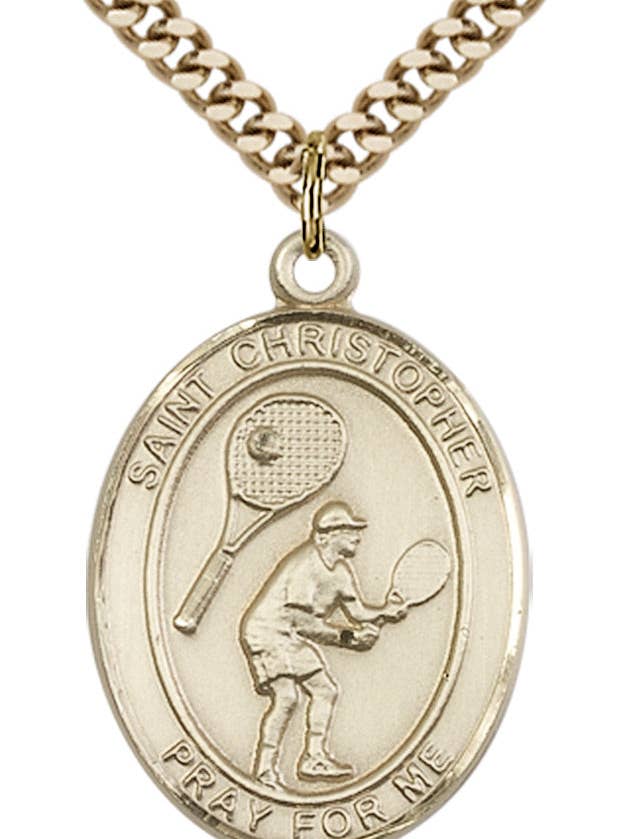 Colgante de Tenis de San Cristóbal para venta al por mayor de Tony’s Jewelry