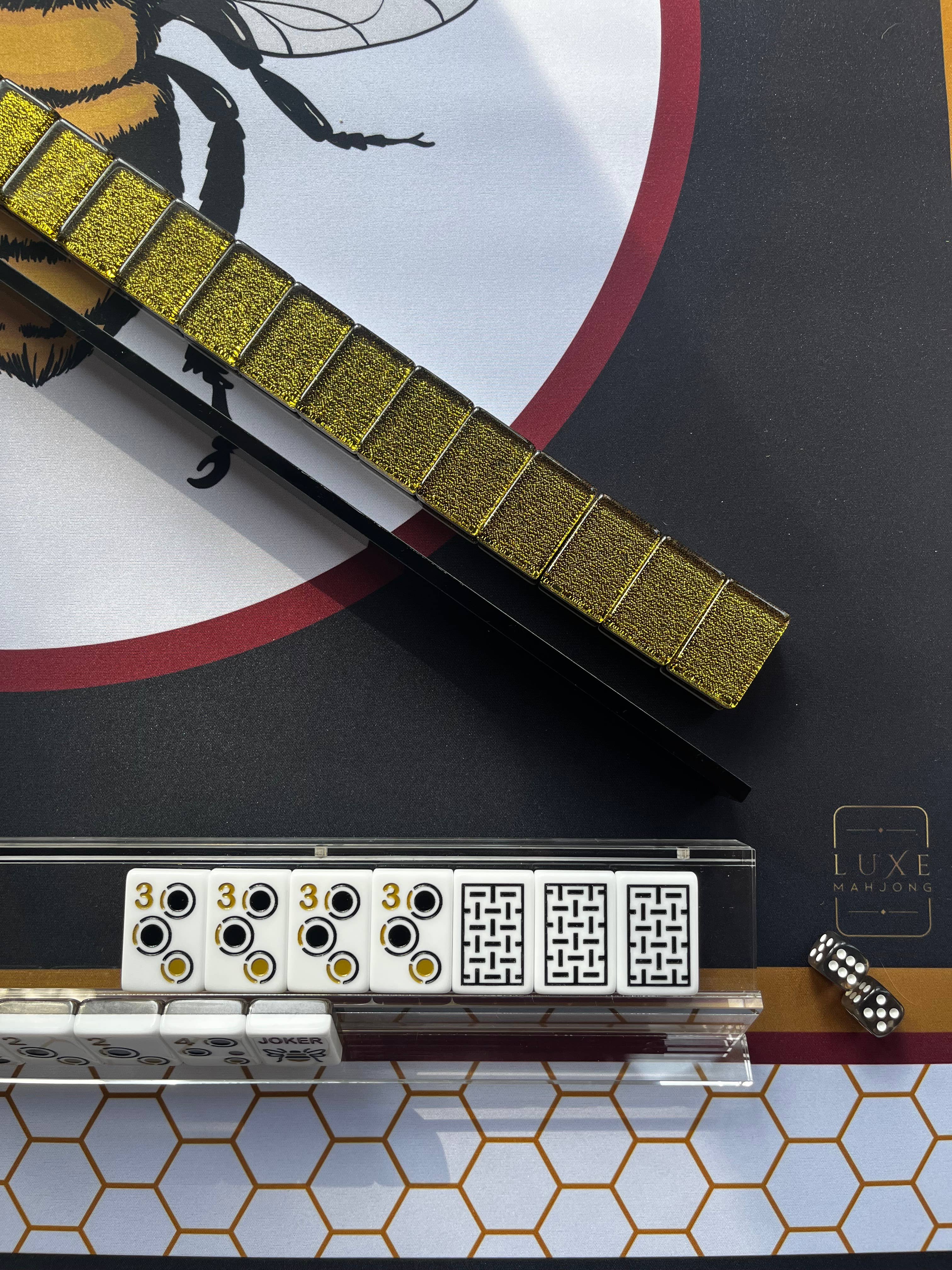 Luxe Mahjong - Wholesale Board Game - NEW: Bougie Bee Mahjong Set3