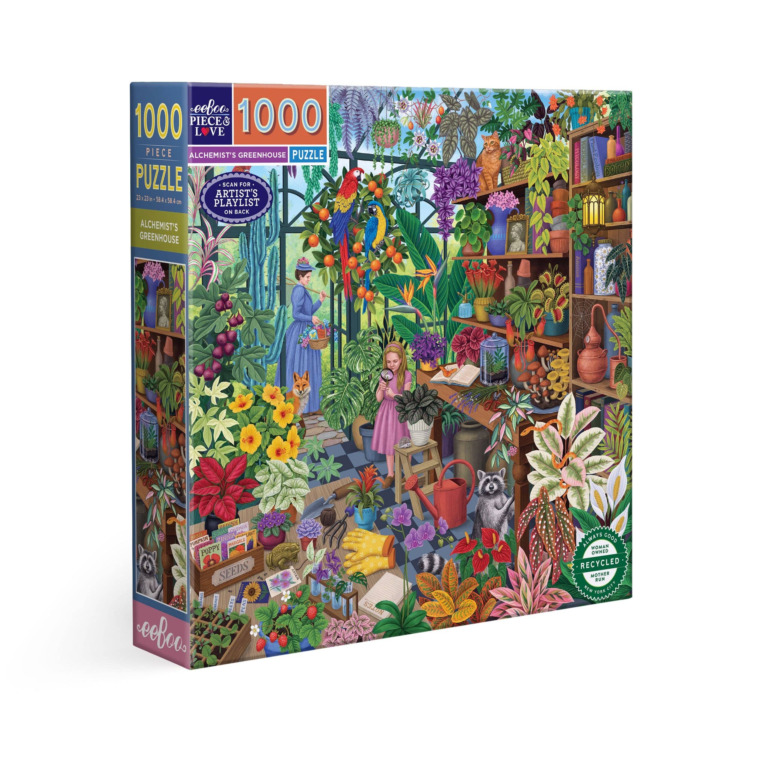 eeBoo - Wholesale Puzzle - Adult - Alchemist's Greenhouse 1000 Piece Puzzle0