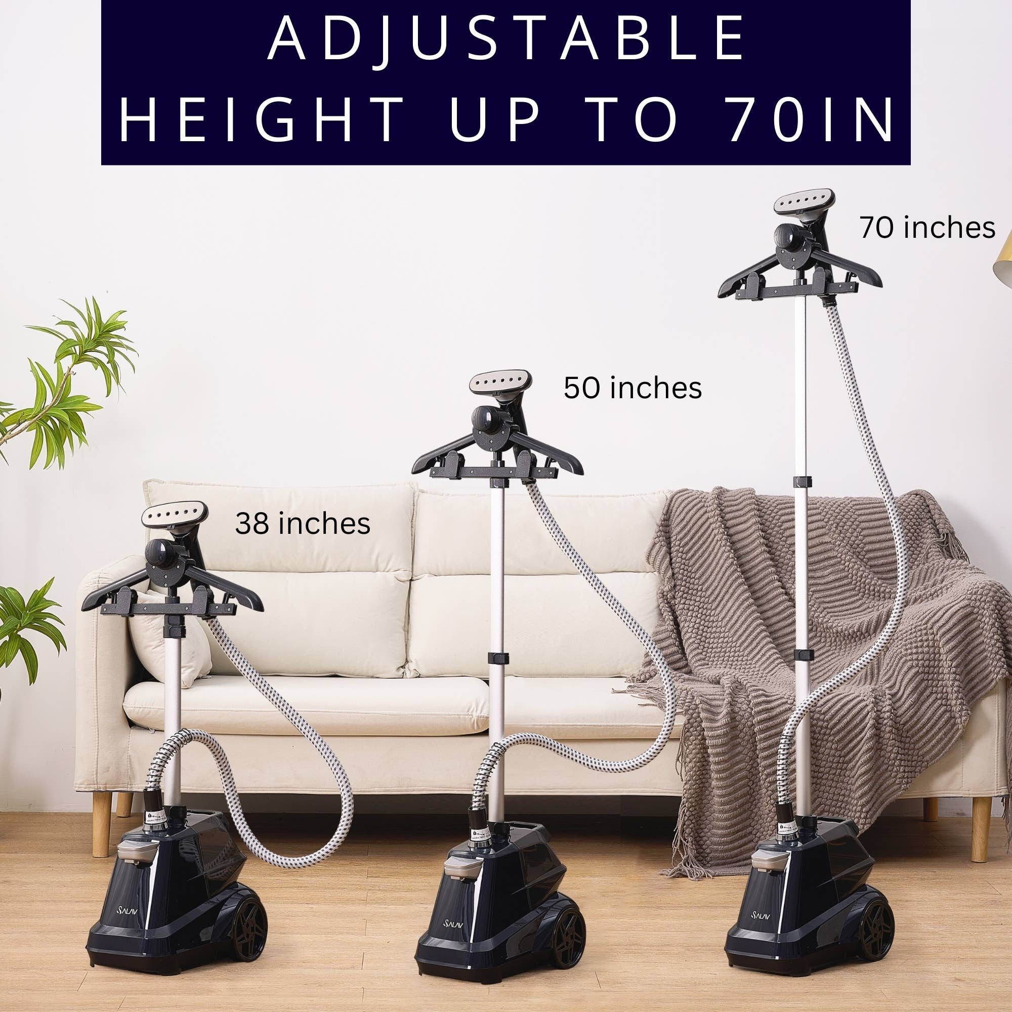 Salav-True & Tidy – Máquina de engomar a vapor por atacado – Passadeira a Vapor Comercial Salav com Desligamento Automático Integrado9