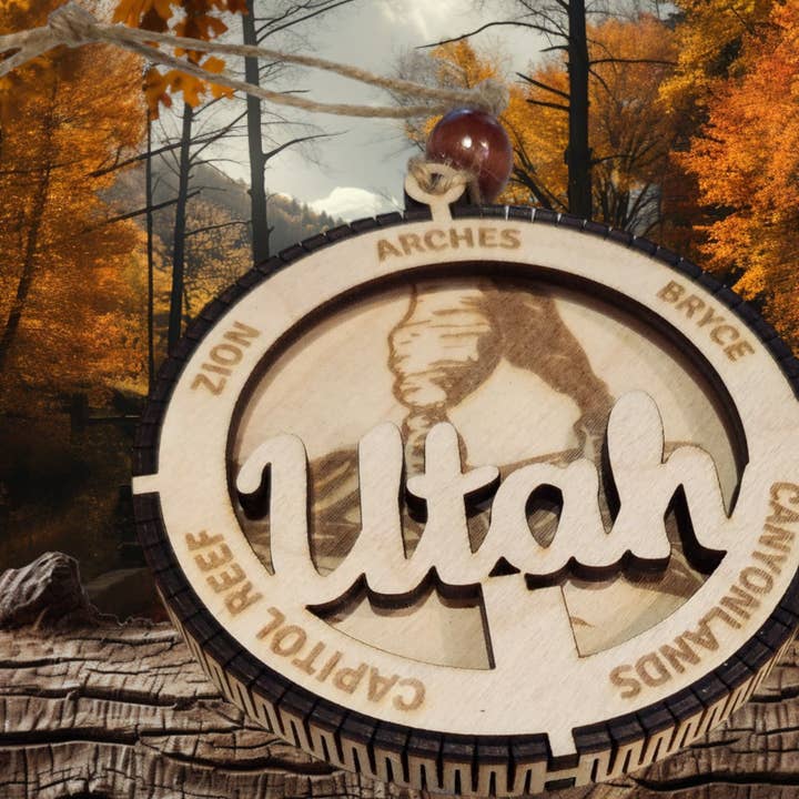 Utah State Ornament for wholesale by PattisonPlace