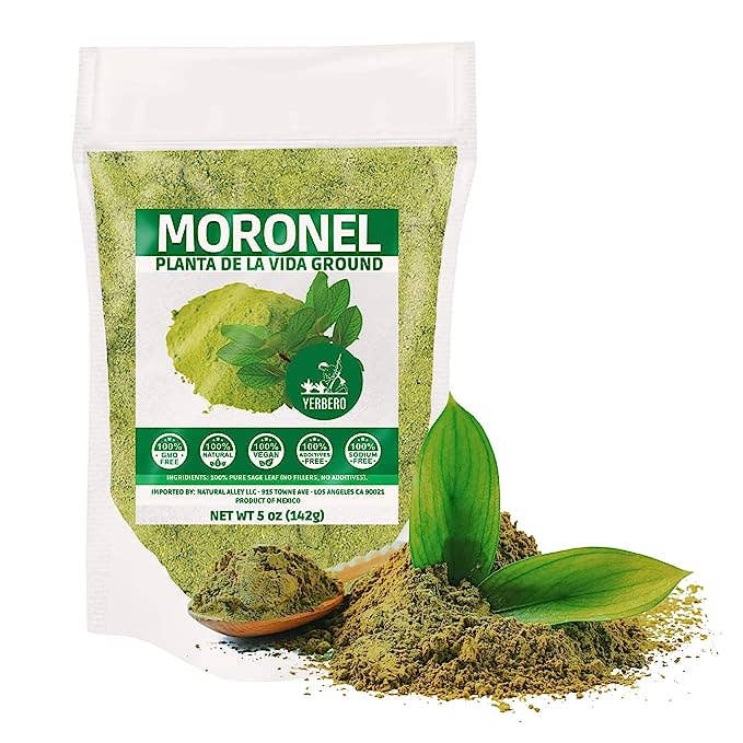 YERBERO - Wholesale Losse thee - Yerbero - Premium Moronel Planta De La Vida gemalen 5 oz (142 g) | Moronel En Polvo (Pura Hoja) | Klaar om te mengen - 100% puur blad