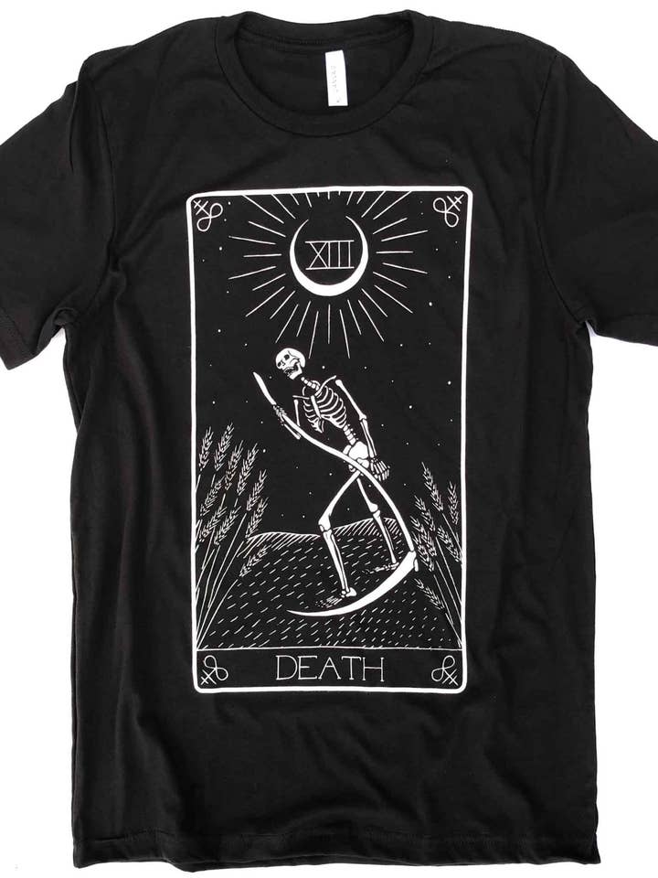 Death tee shirt for wholesale by Leviathan Artworks