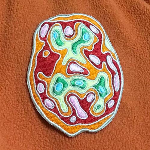 Patchs brodés bipolaires pour la vente par Neuro Blooms