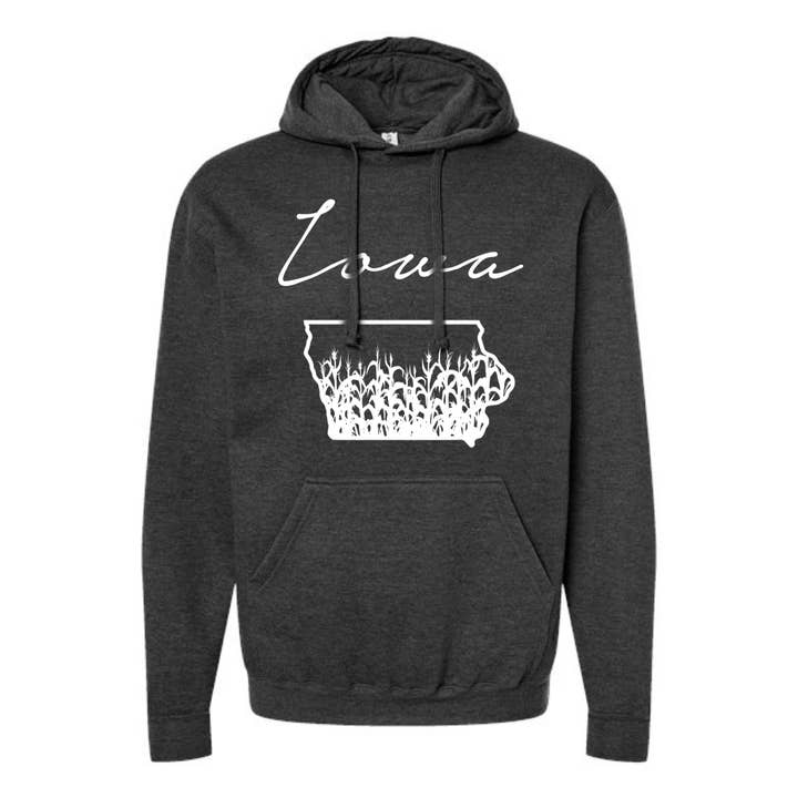 dkhandmade - Wholesale Graphic Sweatshirt - Women's - IOWA CURSIVE Sweatshirts and Hoodies 4