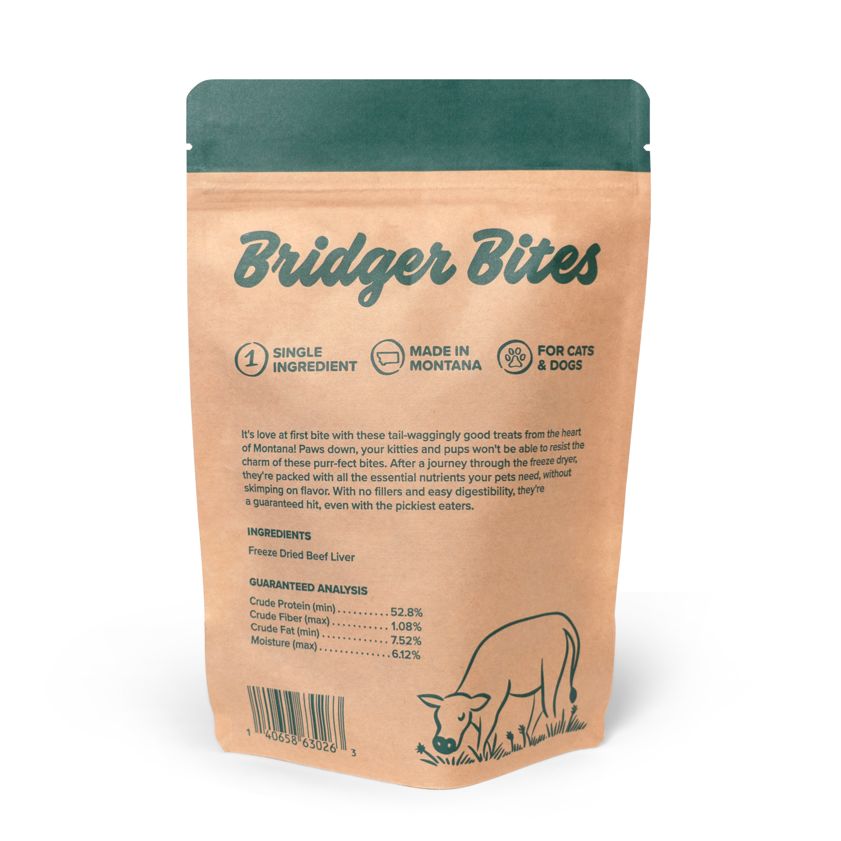 Bridger Bites, LLC - Wholesale Pet Treats - Dog - Freeze-Dried Beef Liver1