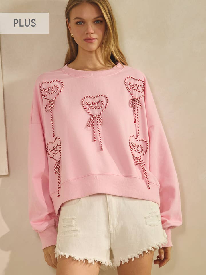 Plus French Terry Pullover for wholesale by Oddi