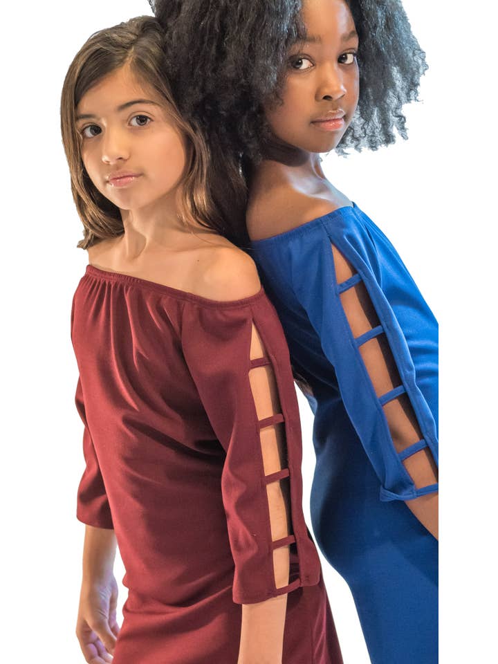Cheryl Creations Kids – Engroshandel Kjole - Børn – Børn Fra Skulderstigen Kjole