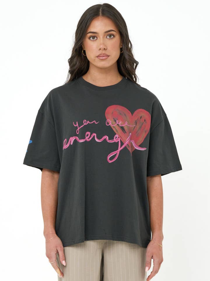 VANCE – wholesale Screen printed t-shirt – Women′s – YOU ARE ENOUGH TEE1