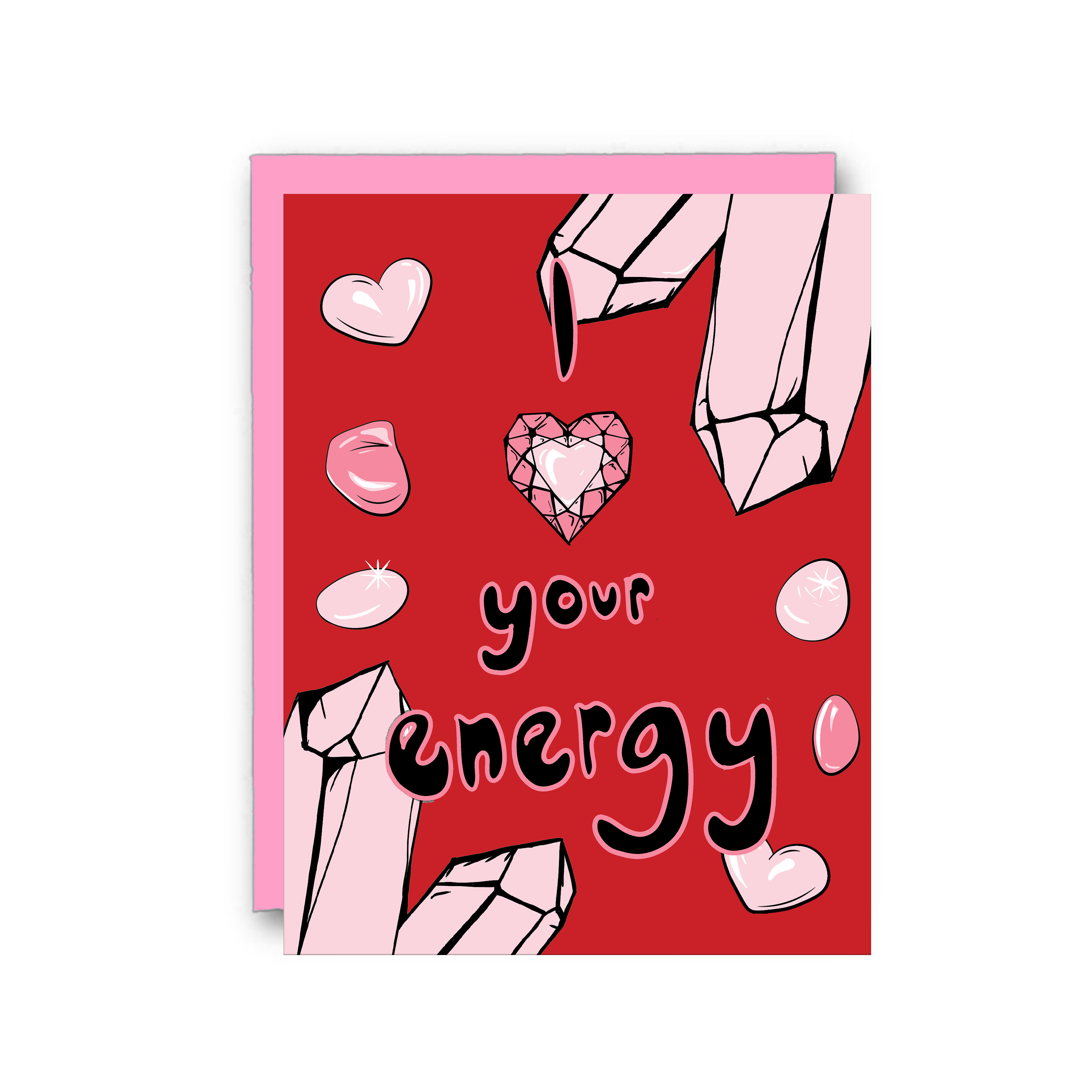 HanFran - Vendita all'ingrosso Biglietti d'amore - Biglietto «I Love Your Energy Love»0