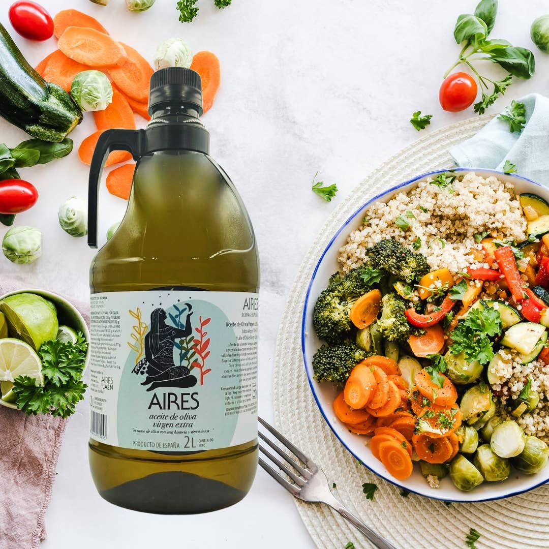 AIRES DE JAEN - Wholesale Olive Oil - PACK 6 bottles 2L EVOO Aires from Jaén Picual and Arbequina1