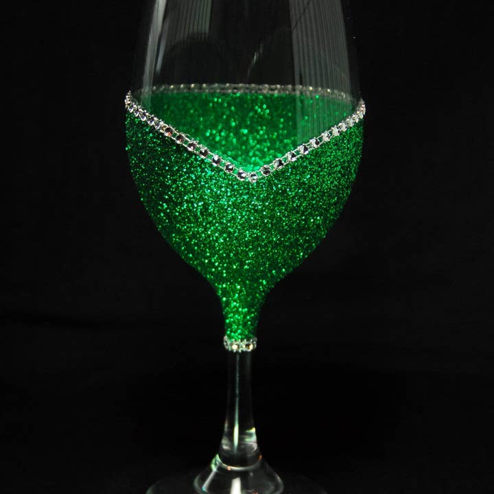 WineyBitches.Co - Wholesale Wine Glass - Groomsman – Handmade Bling Wine Glass (Wedding Party Collection)9