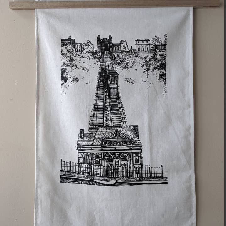 Duquesne Incline Towel for wholesale by KLoRebel Art Co.