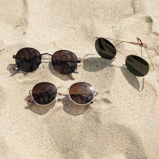 Blue Planet Eco-Eyewear – Engroshandel Solbriller - Herre – BP18251-Ash - Mat Guld / Skildpaddespidser / Grå-grøn Pol.4