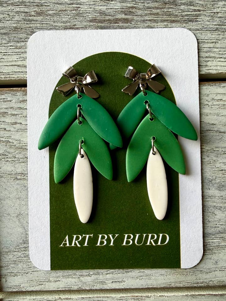 Paddy’s Evergreen Chandelier Drops for wholesale by Art by Burd