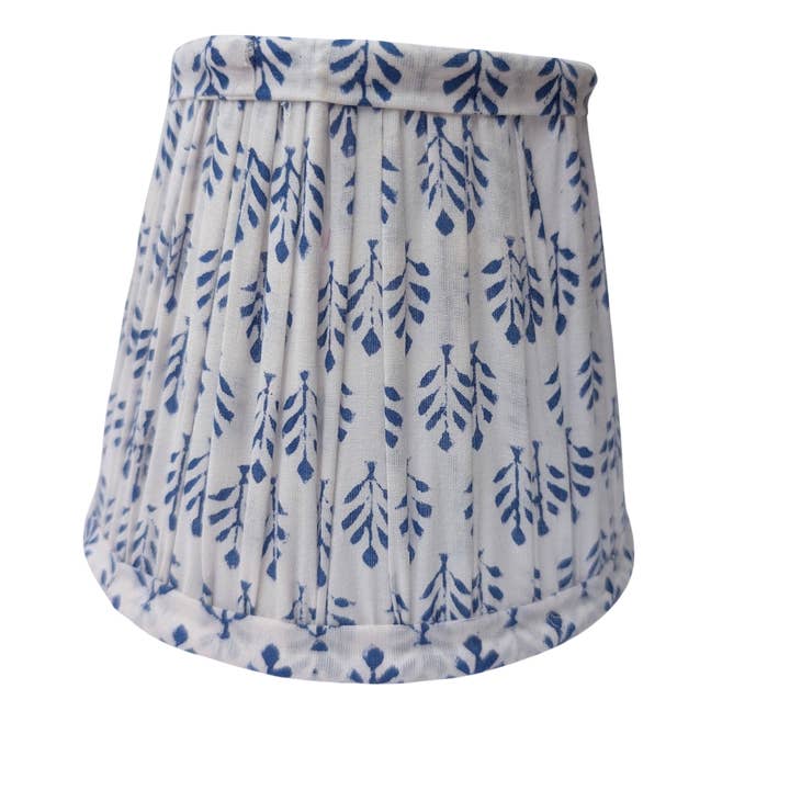 LNH EDIT - Wholesale Lamp Shade - Sofia Blue Empire Pleated Lampshade5