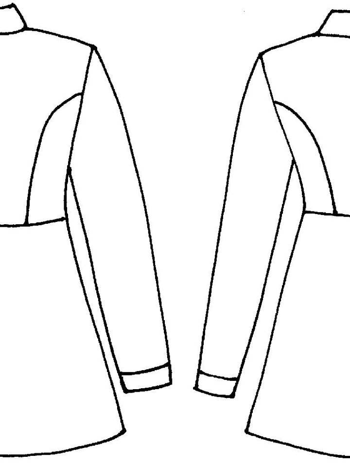 Folkwear – Engroshandel Frakke - Dame – 263 Countryside Frock Coat - Symønster7