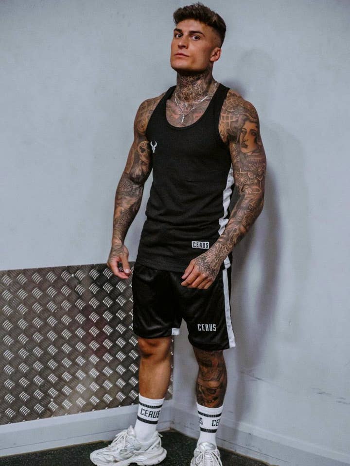 Cerus Black Nero Shorts för wholesale av Cerus Clothing