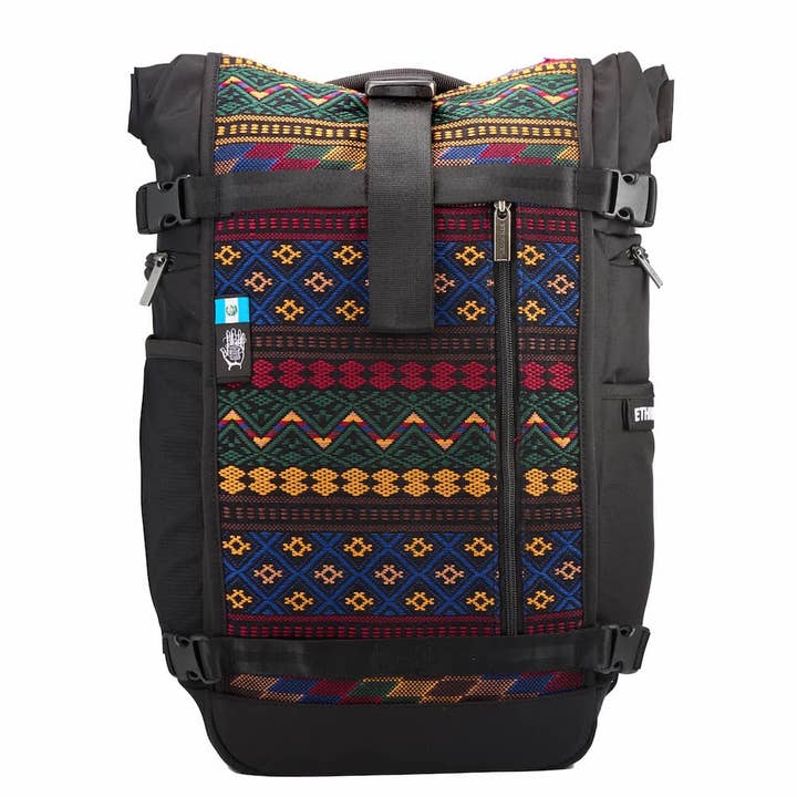 Raja Lite Roll-Top Backpack - Guatemala 13 for wholesale by Ethnotek