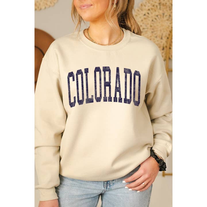 COLORADO VINTAGE GRAPHIC OVERSIZES SWEATSHIRTS for wholesale by Illustrated Society