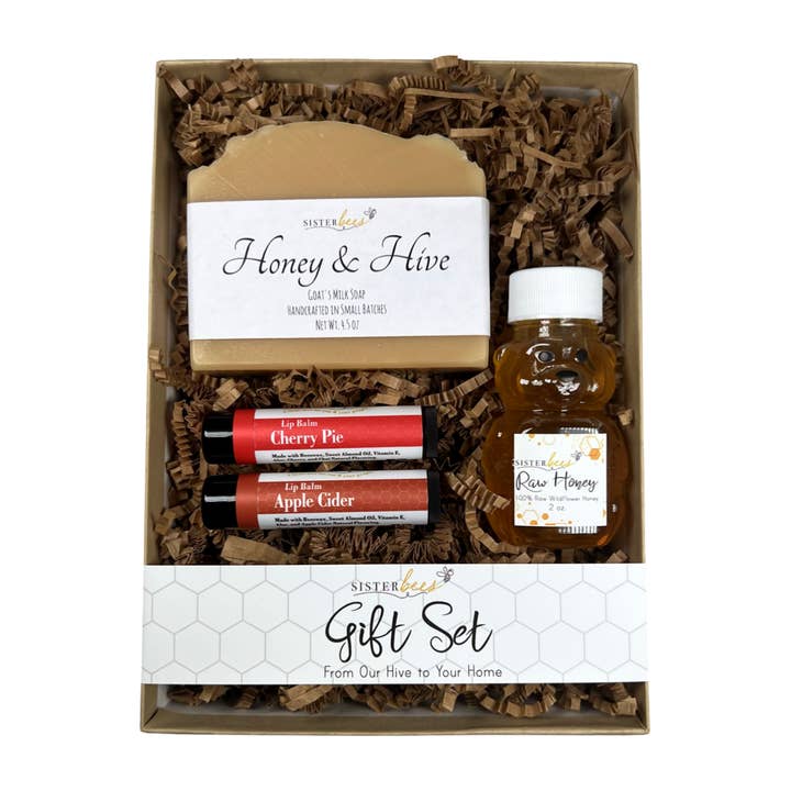 Sister Bees LLC - Wholesale Bath & Body Set - Honey & Hive Gift Set