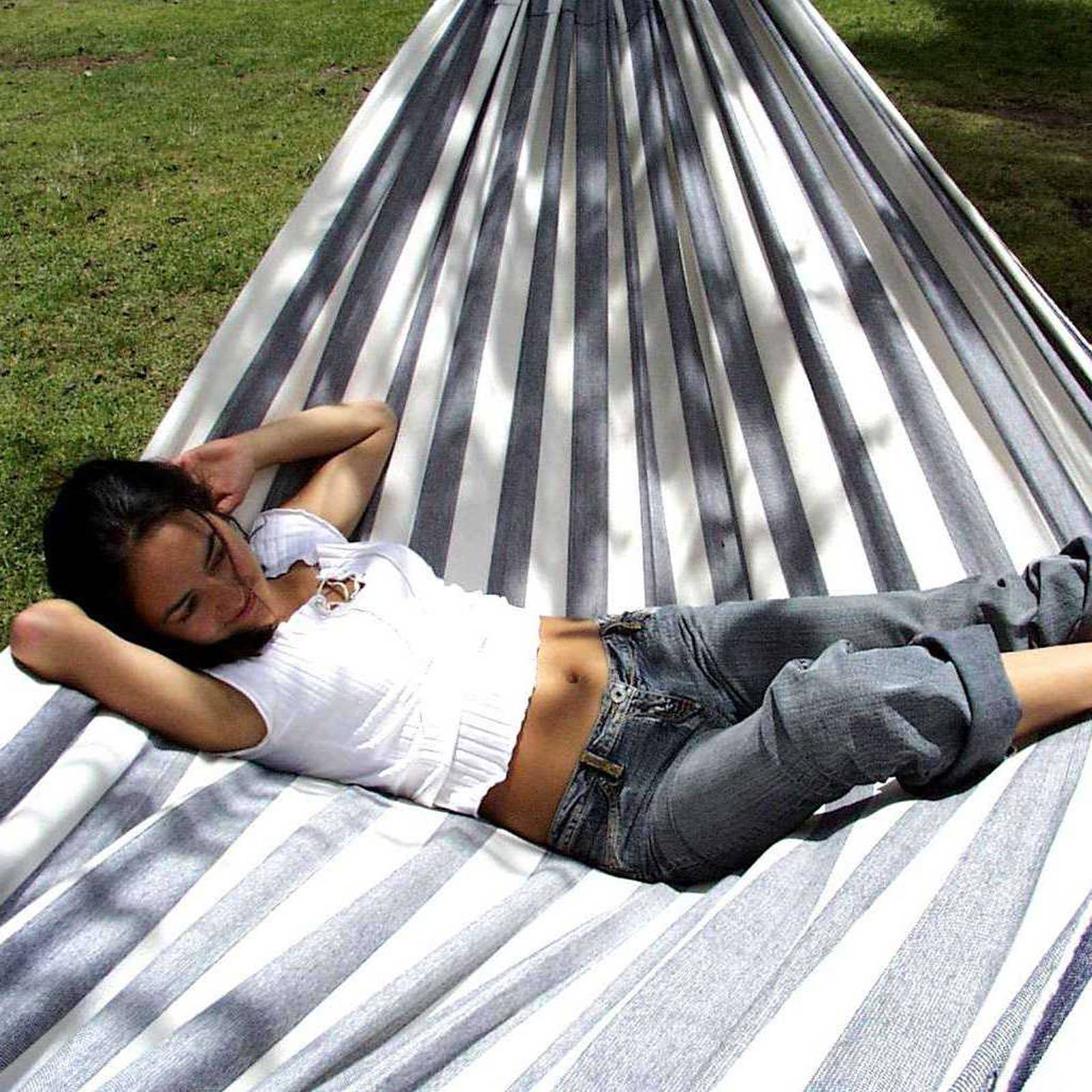 Naya Nayon – Rede por atacado – Rede La Marinera Blue Double, tecido grosso, puro algodão, h2