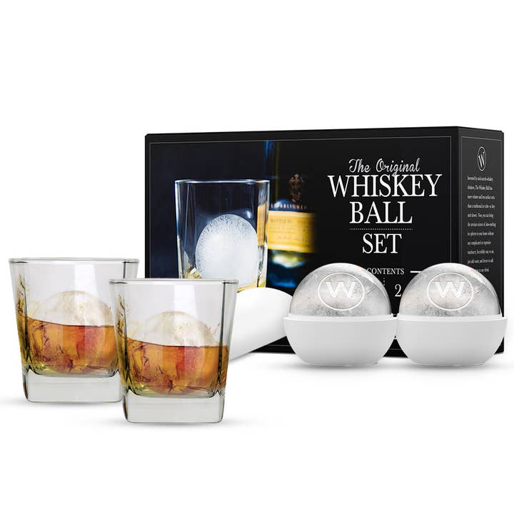 The Original Whiskey Ball - Wholesale Cocktail/Liquor Glass - The Original Whiskey Ball Duo Set