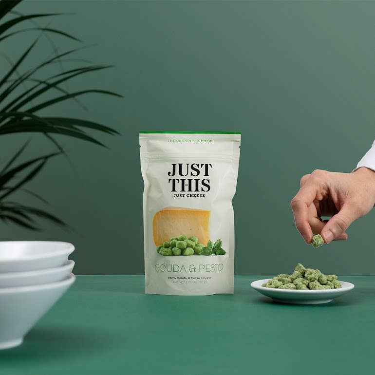 Just This - Wholesale Cheese - Just This Gouda-Pesto 50g2