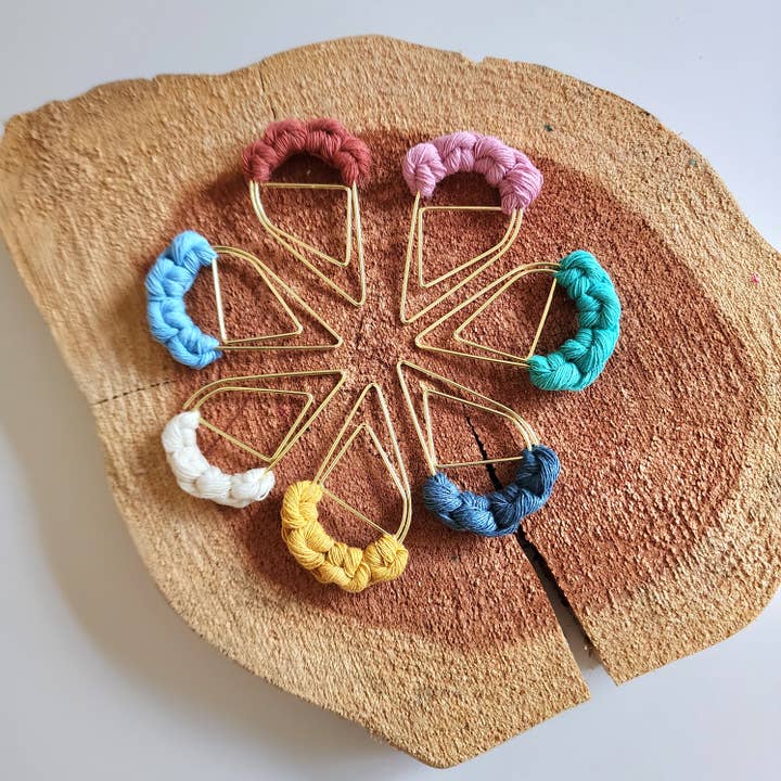 Handmade By Uruba - Wholesale Bookmark - Minimalist Colorful Bookmark Charm, Handmade Book Accessory