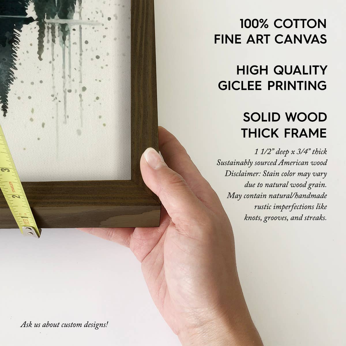 Hangout Home – wholesale Konsttryck – Bergslandskapsreflektion - Landskap Akvarell Canvastkonst4