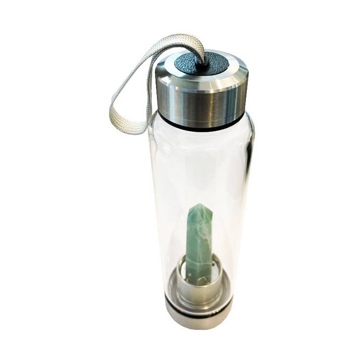 Grøn aventurin flaske for engroshandel hos France Mineraux