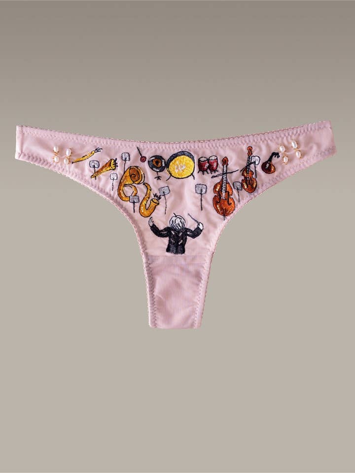 Orchestra Thong for wholesale by Love & Swans