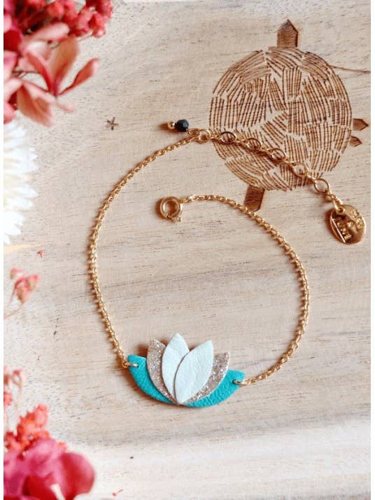 Bracelet Nil - Emeraude, Vert Pâle pour la vente par May & June