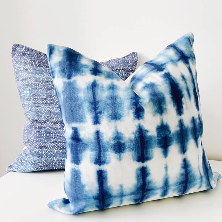 Blue Indigo pillow cover for wholesale by theHOMEmind