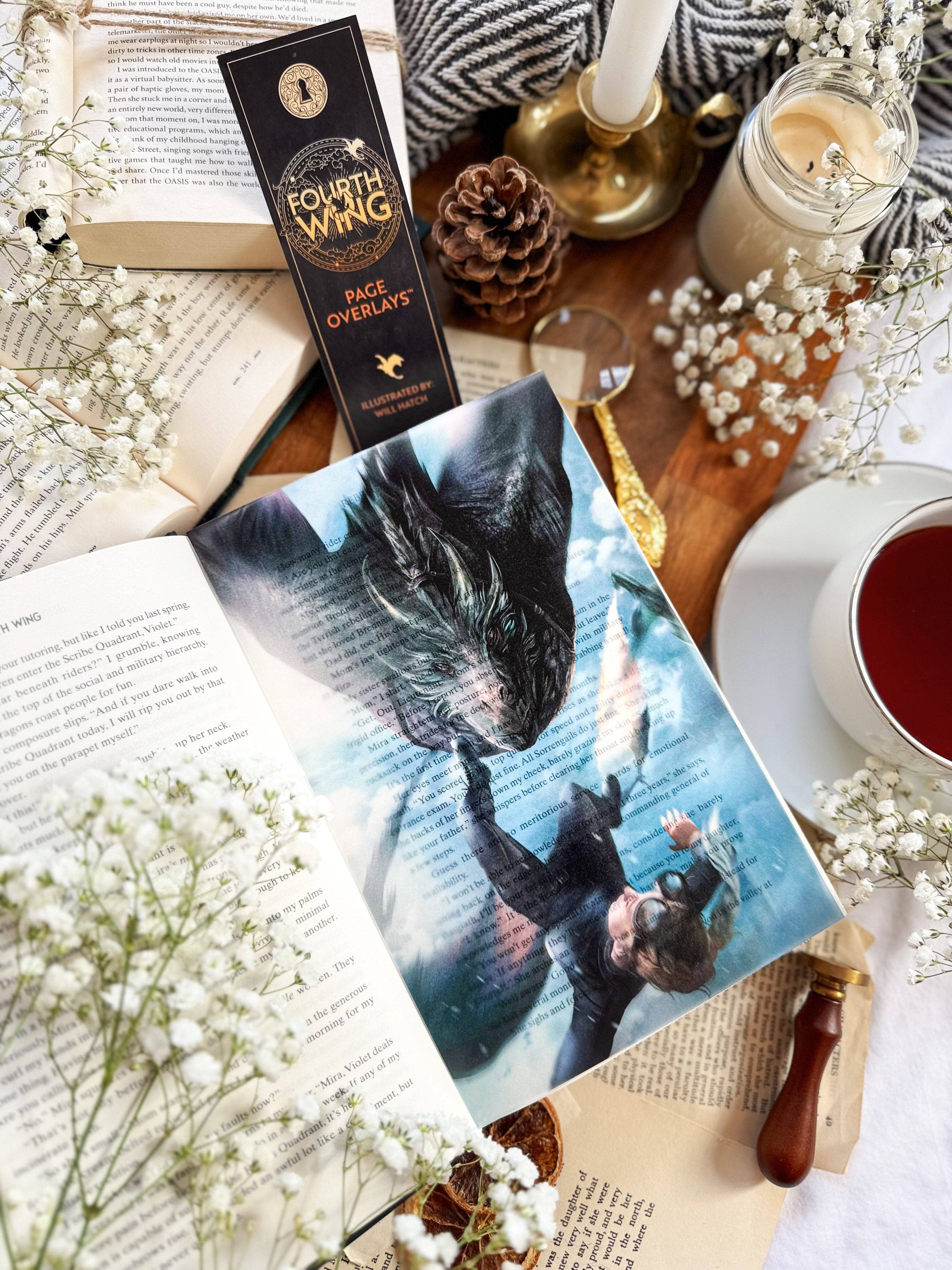 Reading Portal – Impressão artística por atacado – Sobreposições de Página da Quarta Ala™7