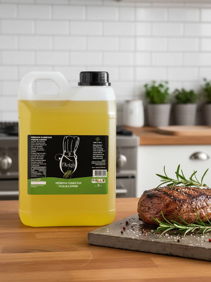 Azeite de Oliva com Alecrim Oleisys® - Preparação Culinária 2L por atacado de Oleisys