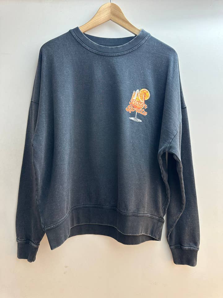 10361 Vintage Printed Sweatshirt for wholesale by LORIANE