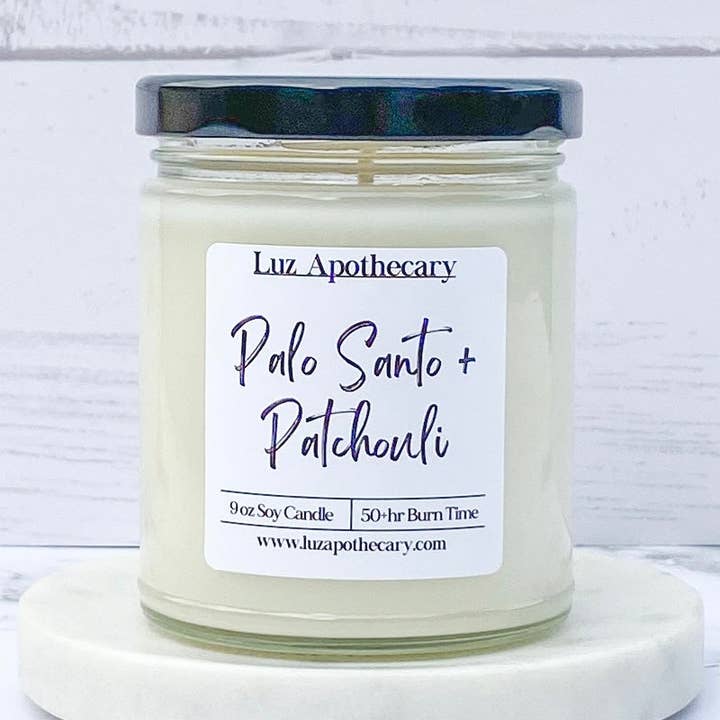 Palo Santo & Patchouli for wholesale by Luz Apothecary