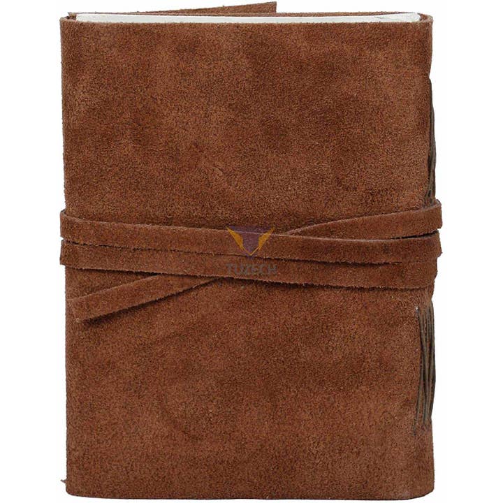 Tuzech Leather - Wholesale Journal/Diary - Tuzech Leather Journal Writing Notebook Antique Handmade Leather Bound Daily Notepad for Men/Women Unlined Paper for Art Sketchbook Travel Diary to Write in 7 Inches3