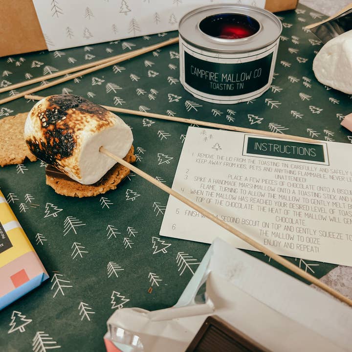 The Craft Connoisseurs - Vente Coffret de cuisine - Kit de grillage à la guimauve - S'mores Scottish Campfire3