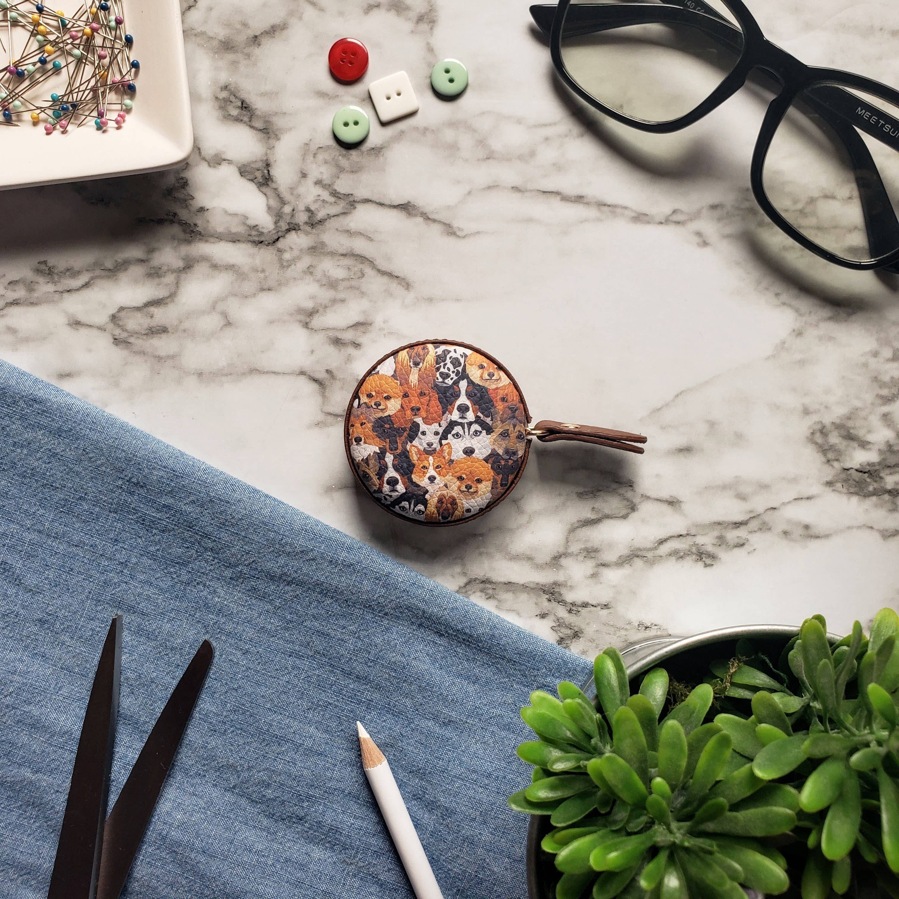 Monarque - Vendita all'ingrosso Metri da sarto - Nastro di misurazione Canine Cousins1