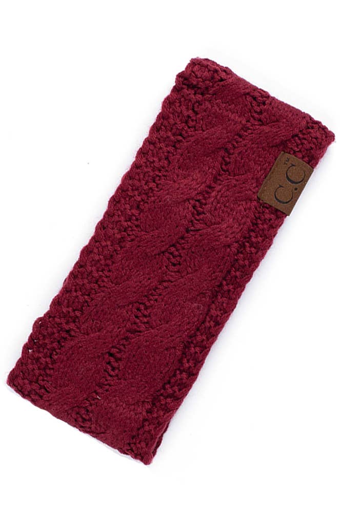 Hana - Wholesale Fashion Headband - Women's - C.C Cable Knit Solid Headband21