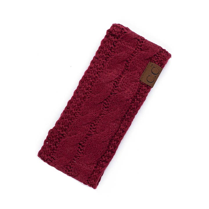 Hana - Wholesale Fashion Headband - Women's - C.C Cable Knit Solid Headband21