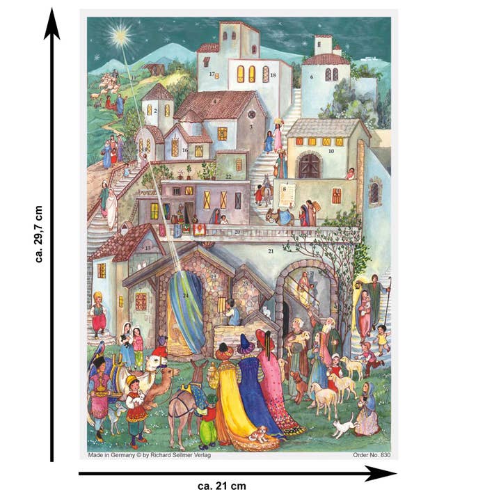 Richard Sellmer Verlag KG - Wholesale Advent Calendar - Advent calendar “The Three Kings in Bethlehem”3