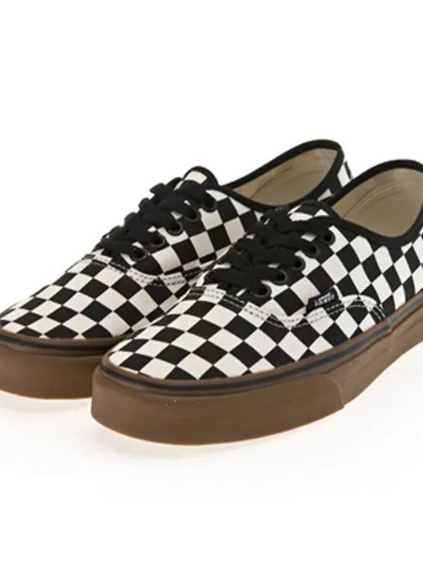 Rat City Skate Shop - Wholesale Lifestyle Sneakers - Men's - Vans Authentic Checkerboard Black/white/gum Shoe