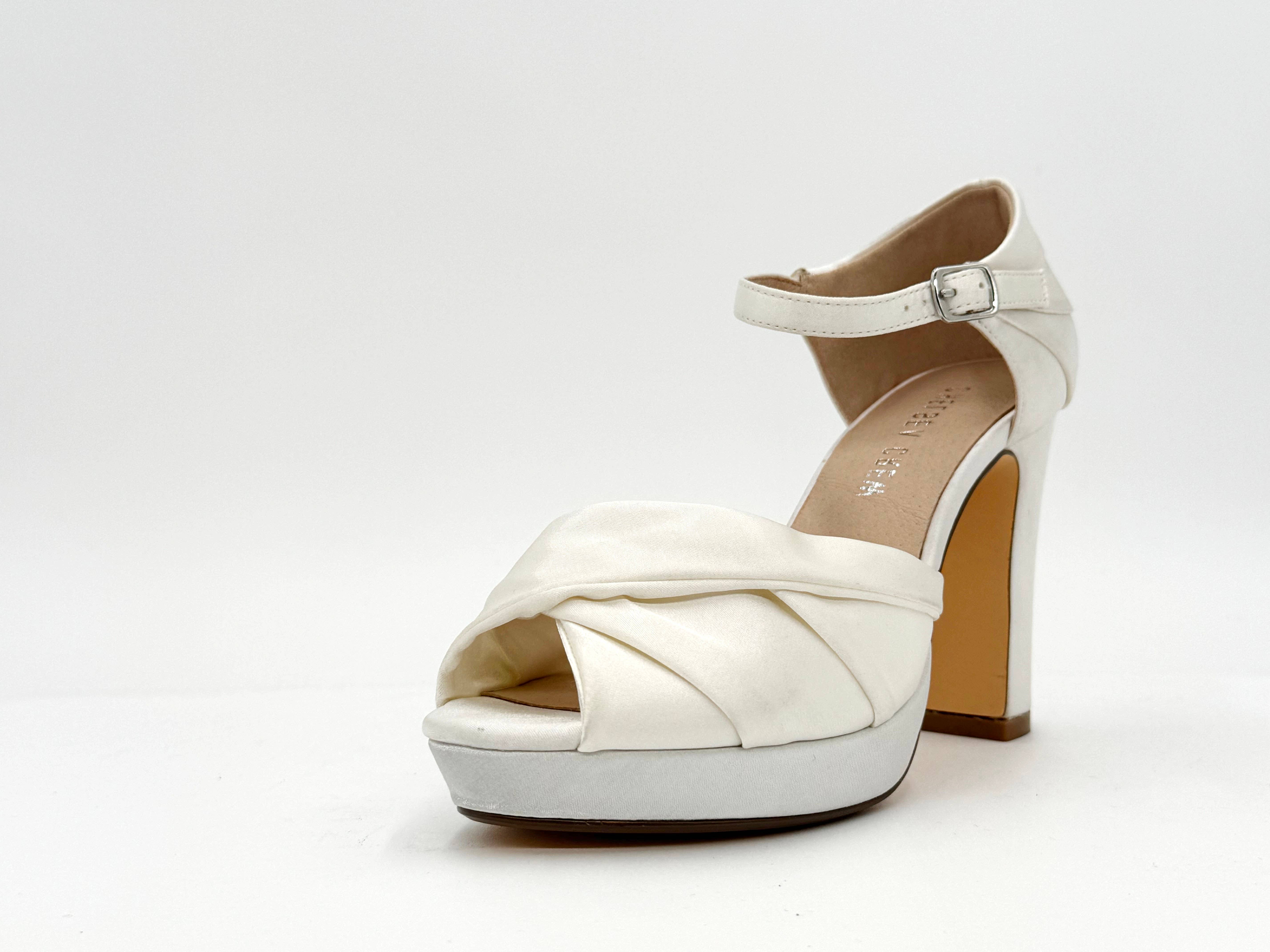 Chelsea Crew - Wholesale Platform Heels - Women's - Gloria Satin Platform Holiday Heels8